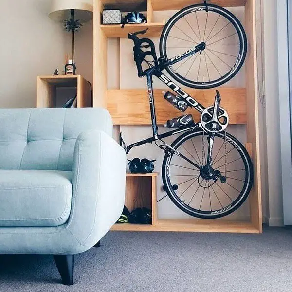 съхранение на велосипеда в шкафа
