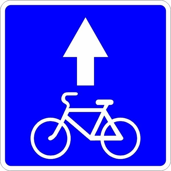 знак за велосипедна лента